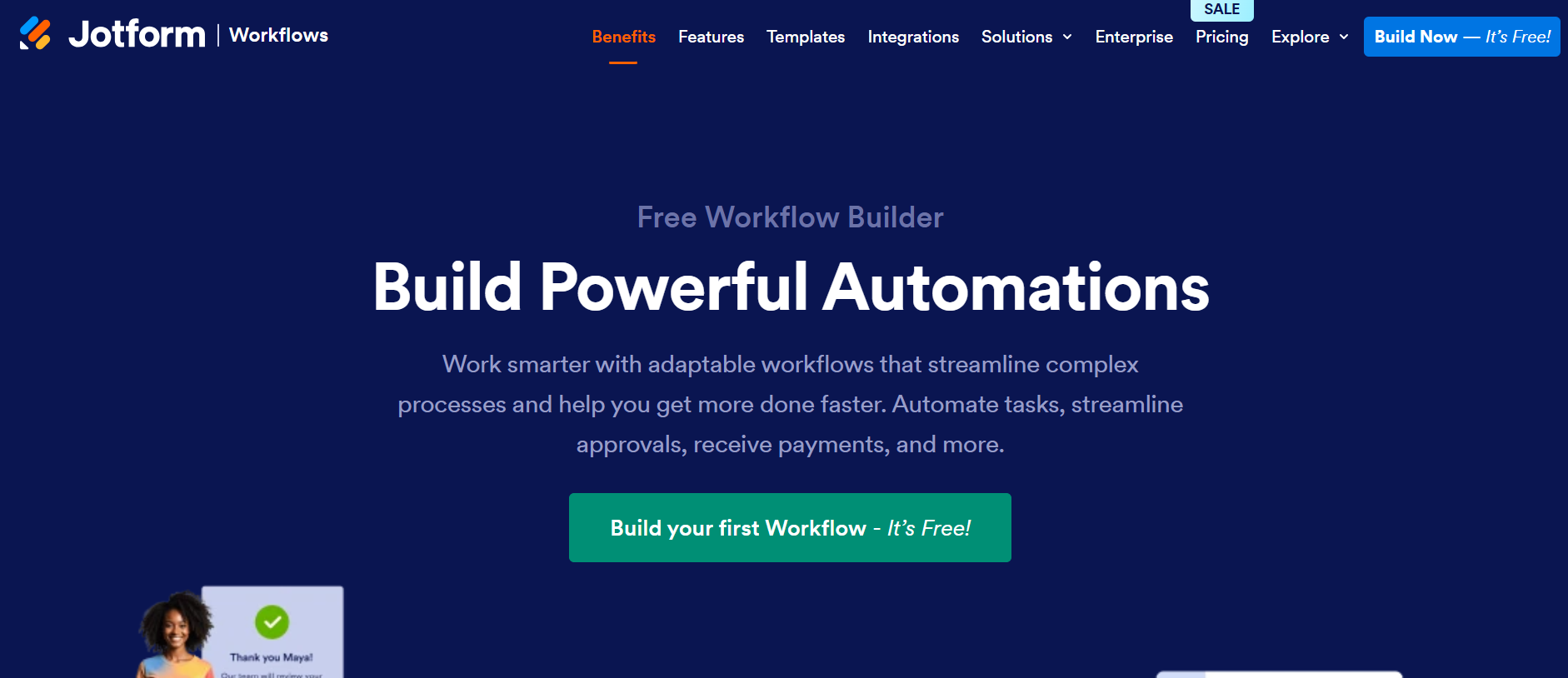 jotform workflows