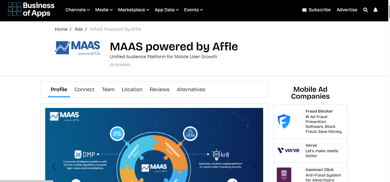 MAAS powered by affle