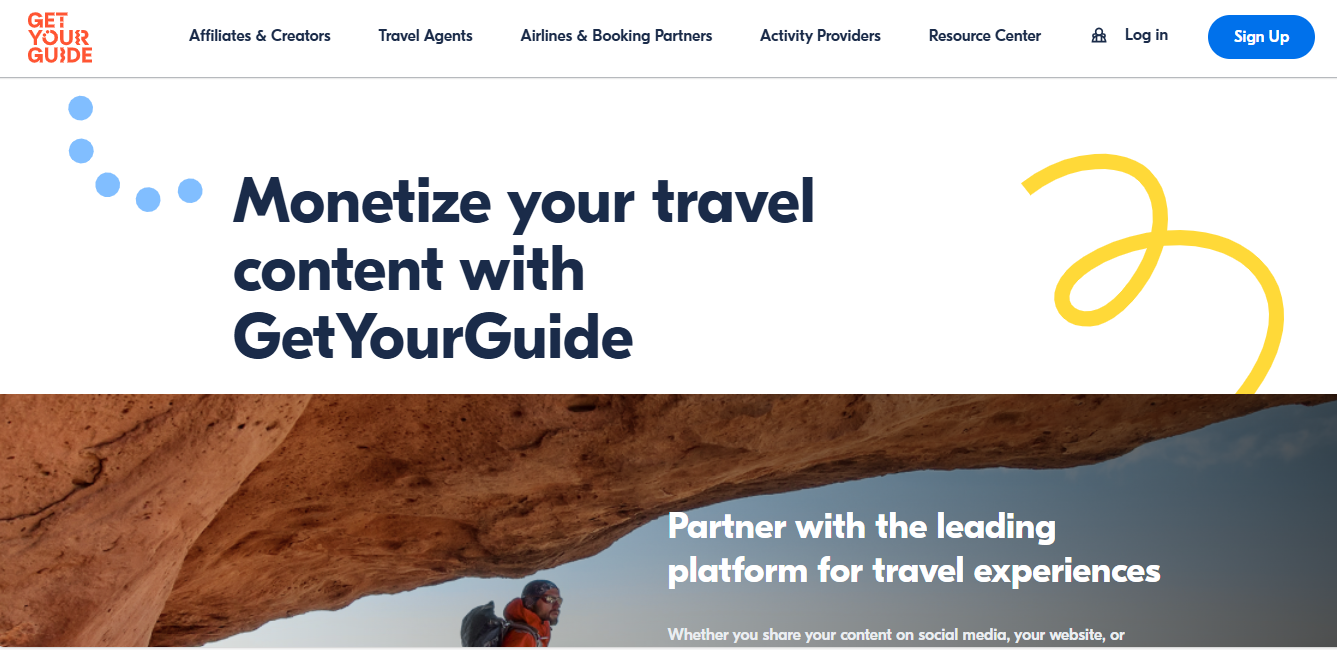 GetYourGuide Affiliated Program