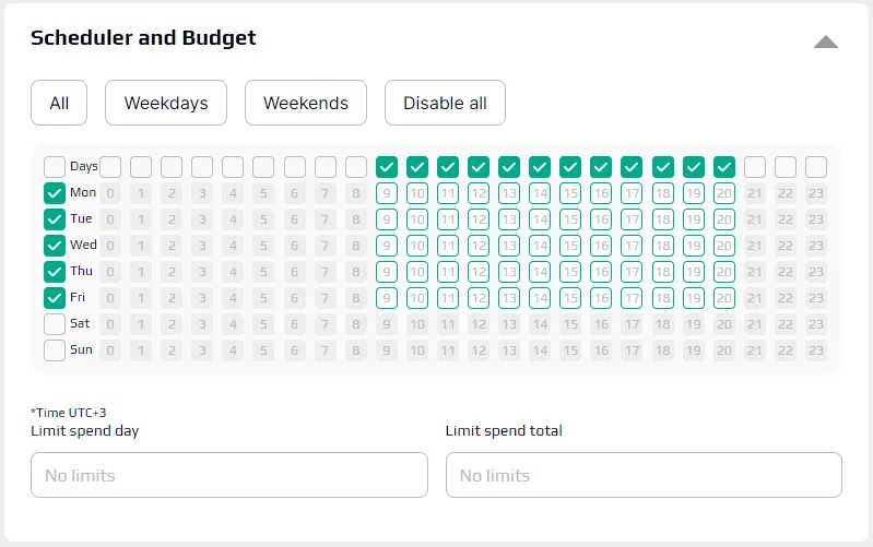 Schedular and Budget