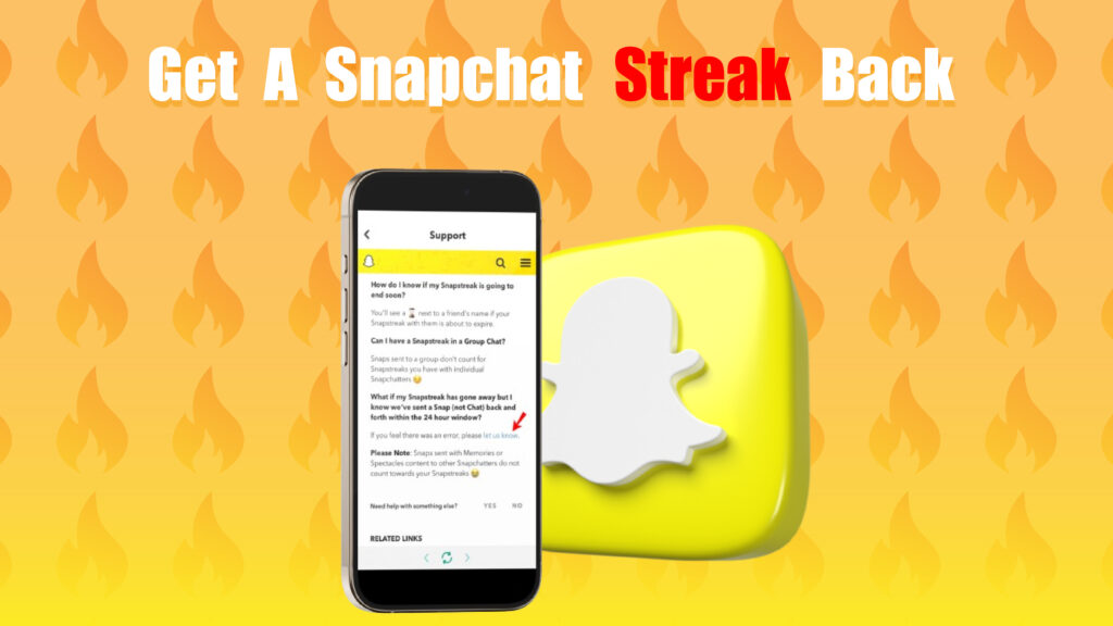 get a snapchat streak back