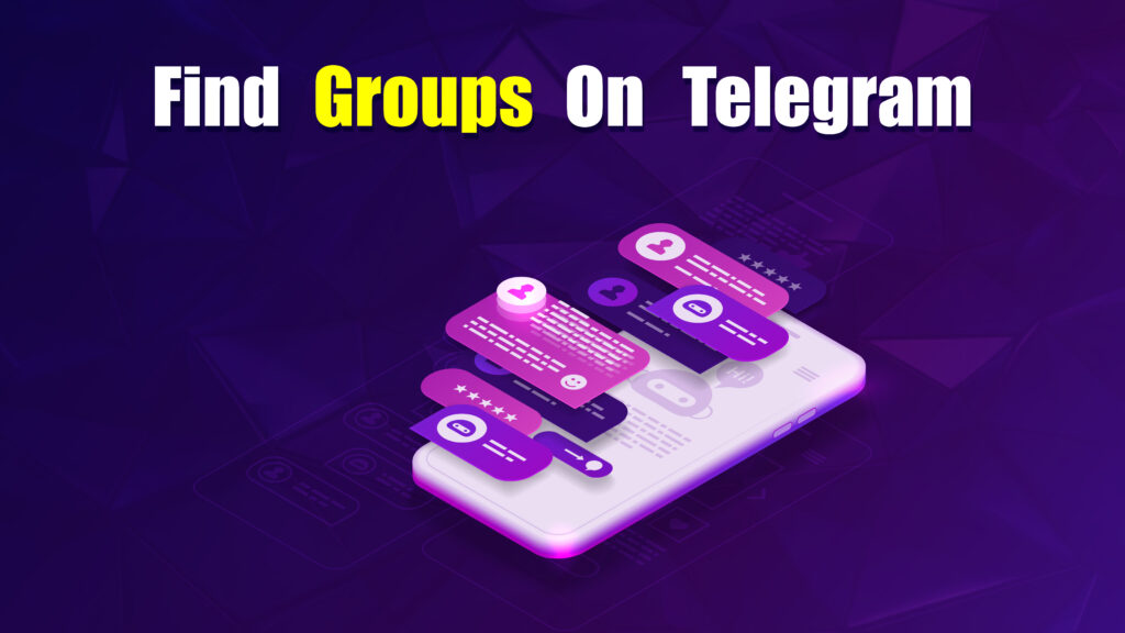 how to find groups on telegram