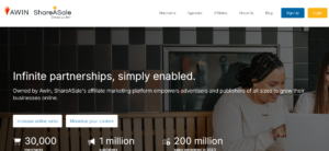 ShareASale affiliate program logo and tools for marketers