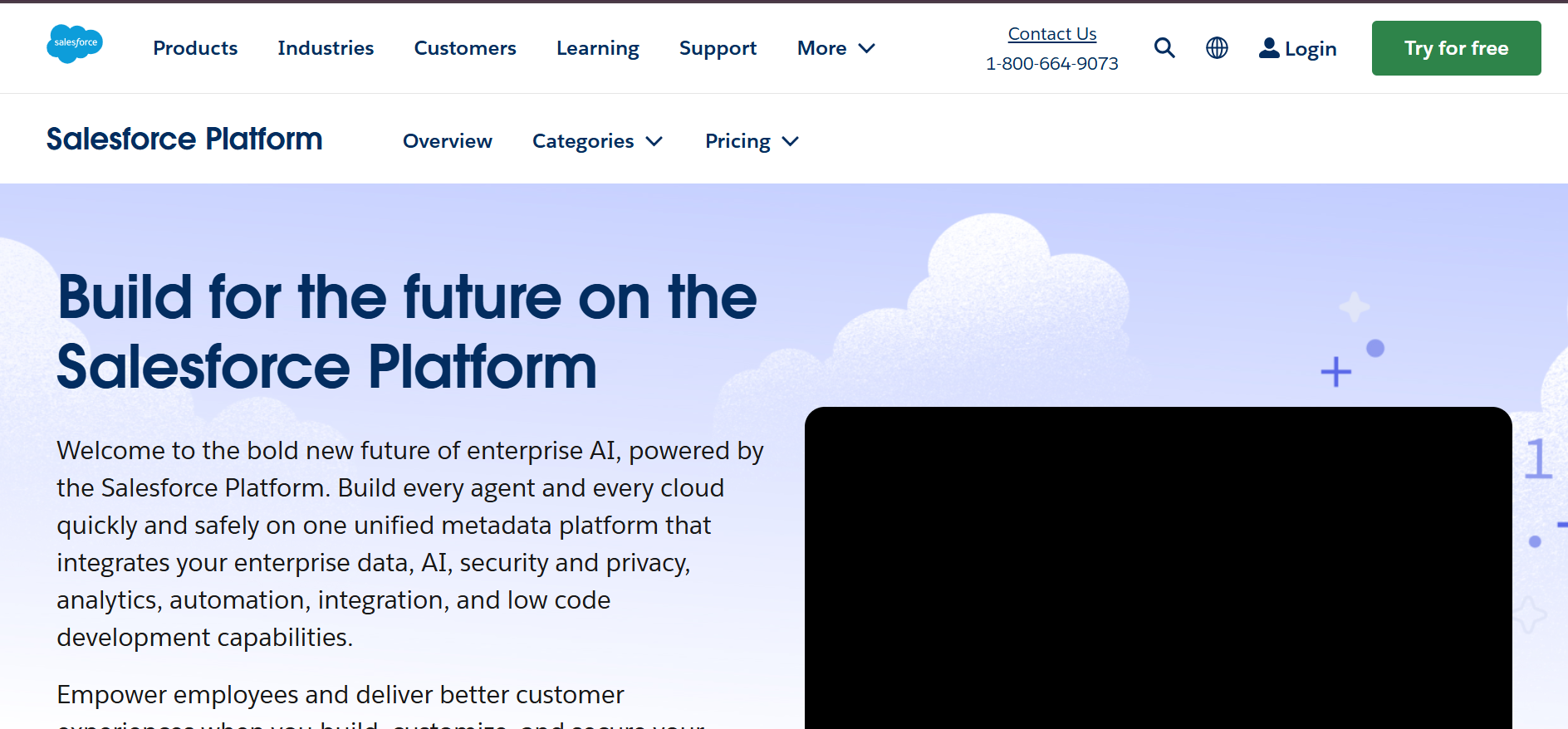 Salesforce CRM dashboard with sales performance metrics and customer insights.