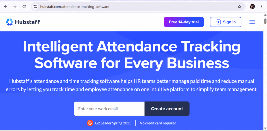 Hubstaff Attendance