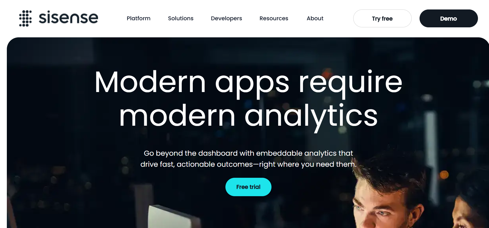"Sisense BI platform" or "Sisense embedded analytics"