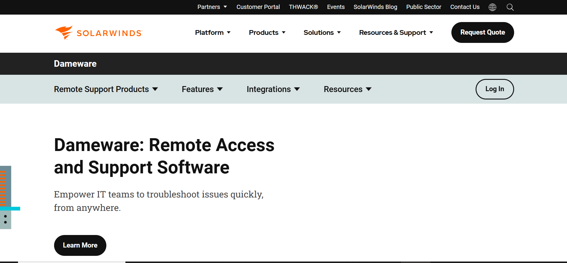SolarWinds Dameware