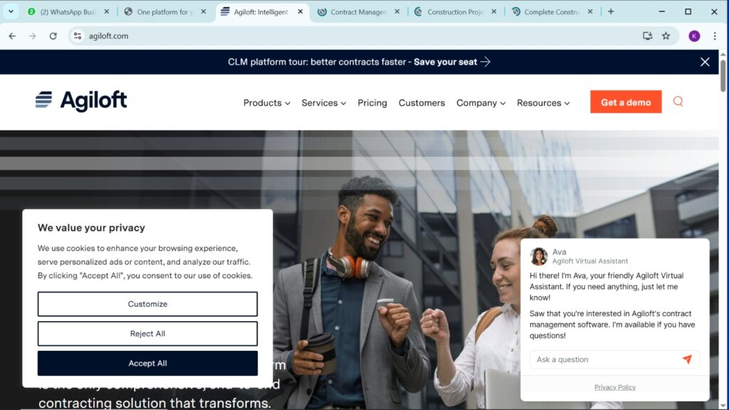Agiloft – Best for Custom Contract Lifecycle Management and Workflow Automation