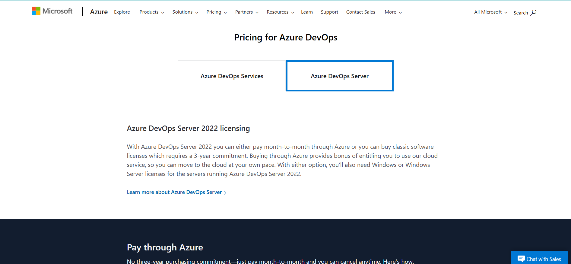 azure devops server