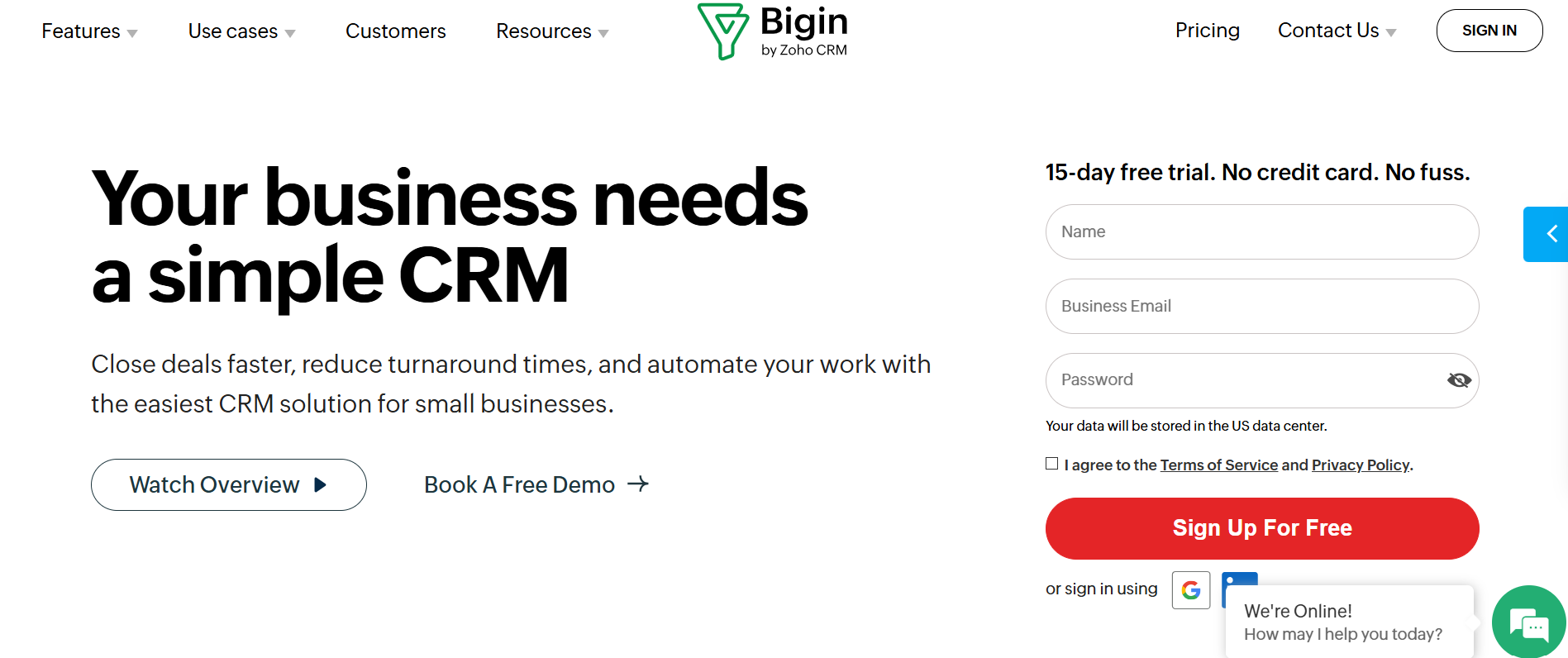bigin by zoho