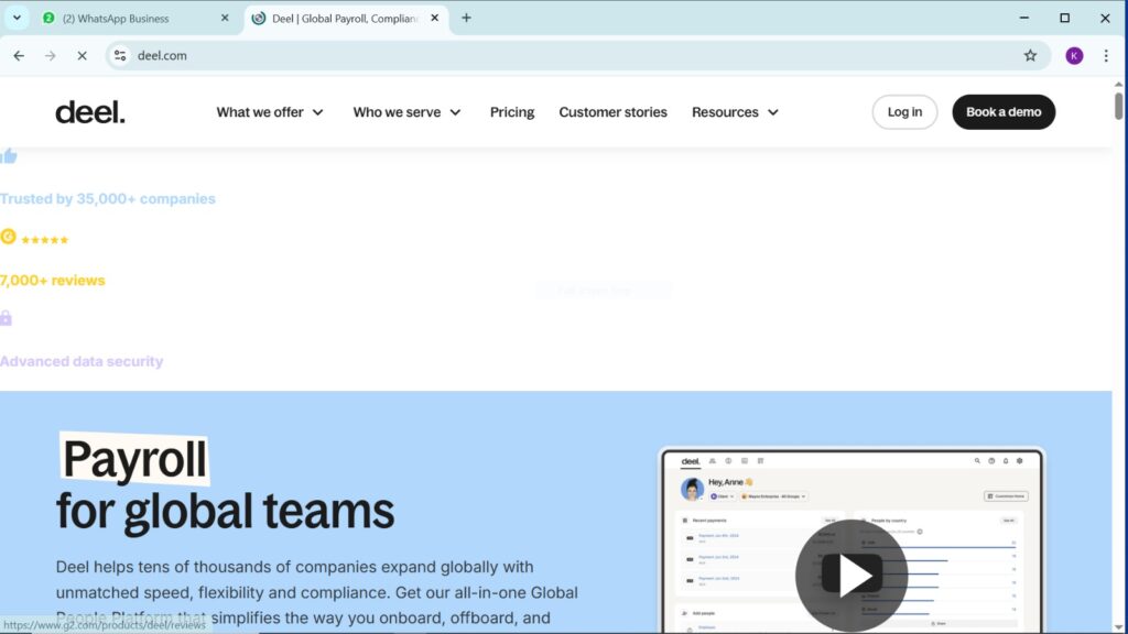 Deel – Best for Managing Global Contractors with Built-in Compliance and Payment Tools