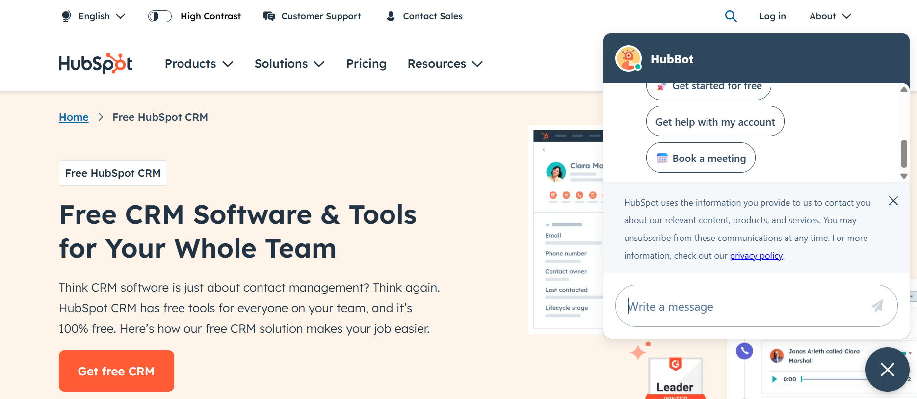 hubspot crm