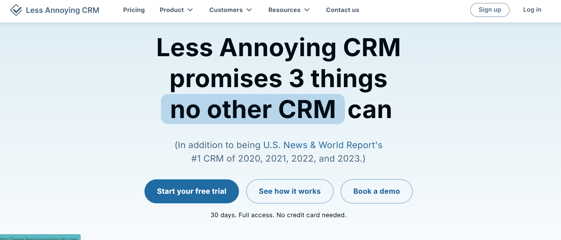 less annoying crm