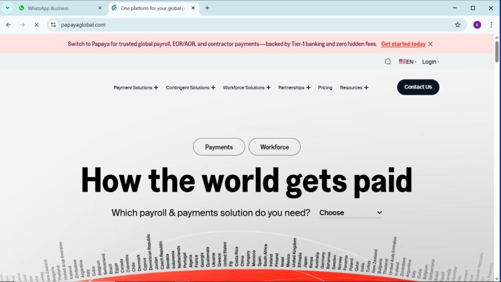 Papaya Global – Best for Global Payroll and Contractor Payment Automation