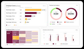 Papaya Global payroll platform dashboard displaying global workforce analytics and compliance features.