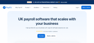 PayFit cloud HR and payroll automation platform.