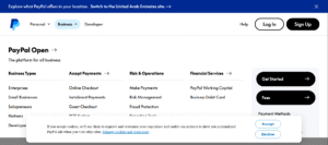 PayPal Business icon - global online payments.