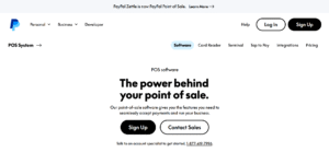 PayPal Zettle card reader connected to a smartphone, indicating simple mobile payments