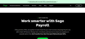 Sage Payroll UK HMRC-compliant payroll software