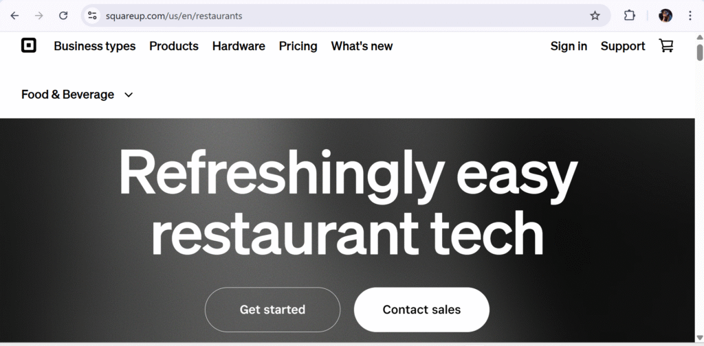 Square for Restaurants