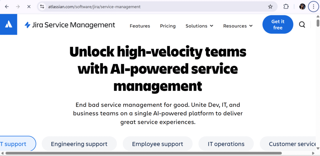 Jira Service Management