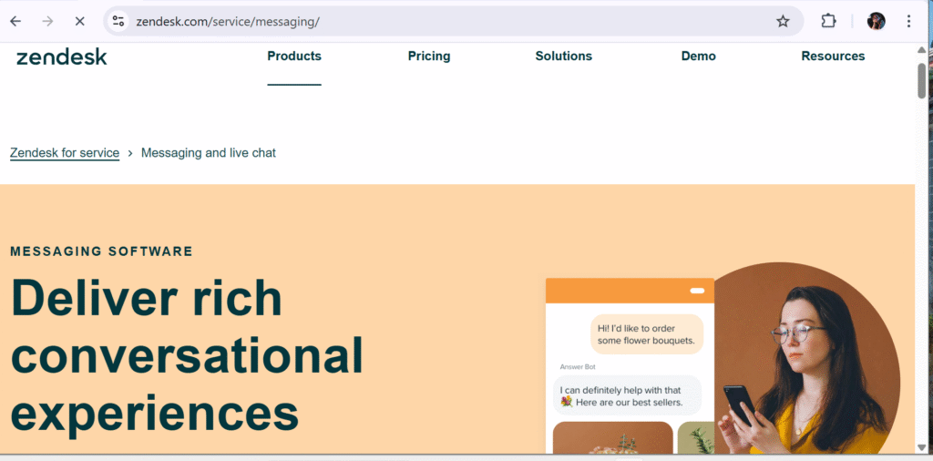 Zendesk Chat (now part of Zendesk Messaging)