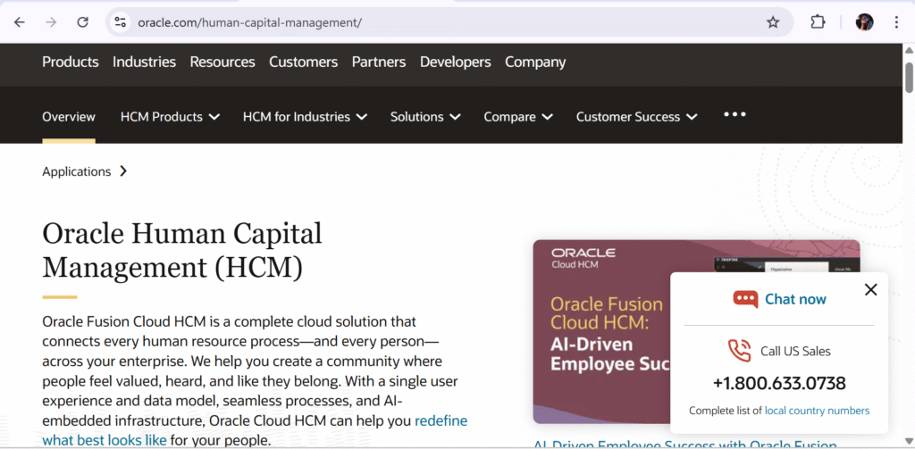 Oracle HCM Cloud