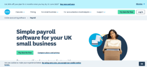 Xero cloud payroll integrated with Xero accounting.