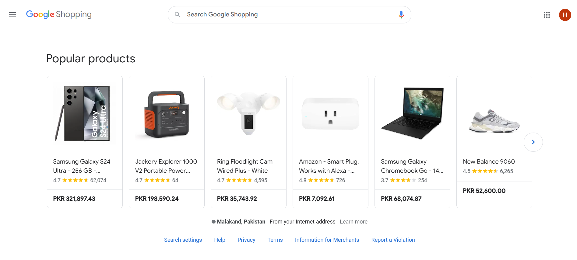 Google Shoping