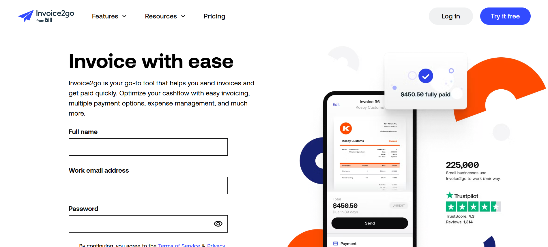 Invoice2go