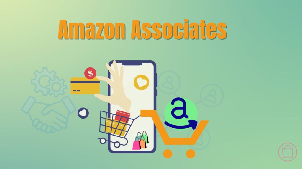 Amazon Associates dashboard with affiliate tools and product listings for beginners.