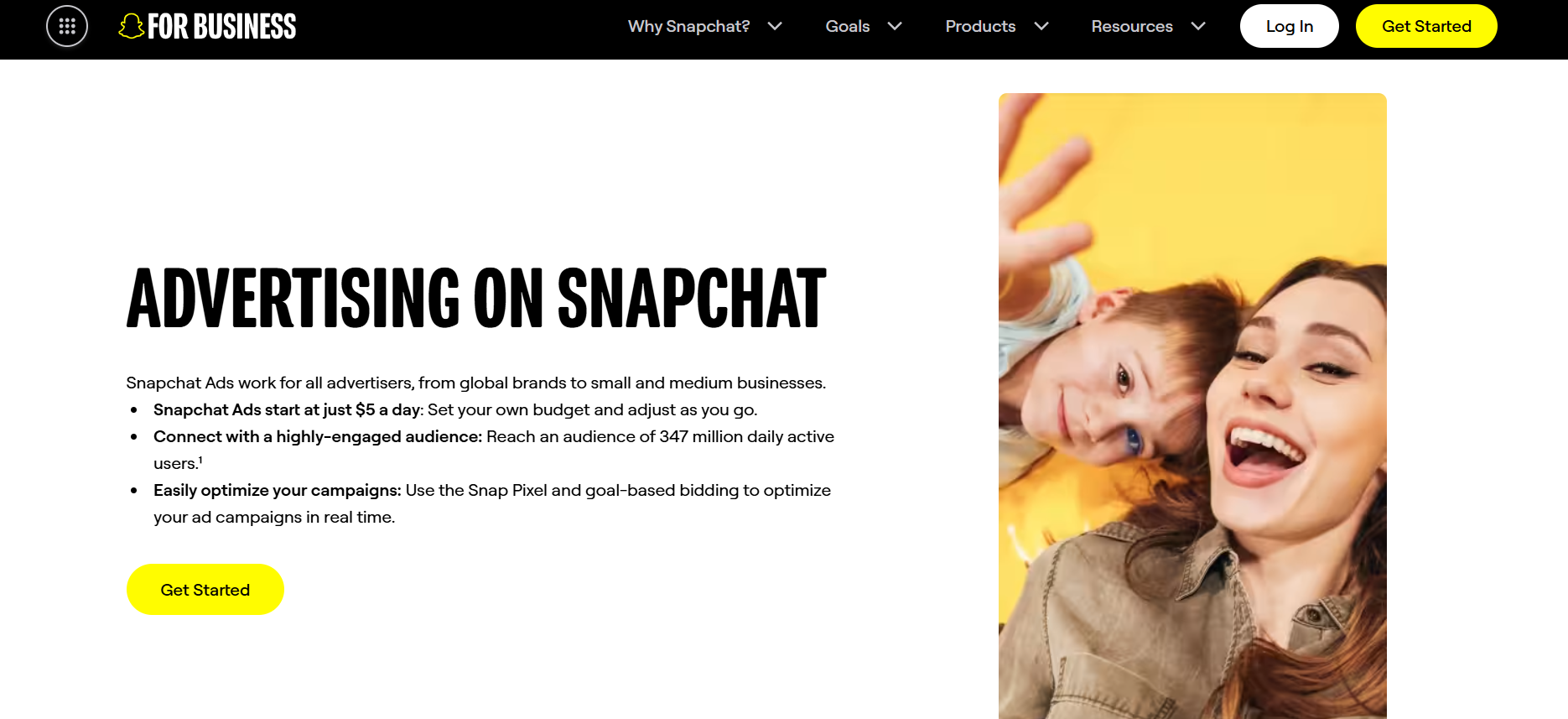 SanpChat Ads