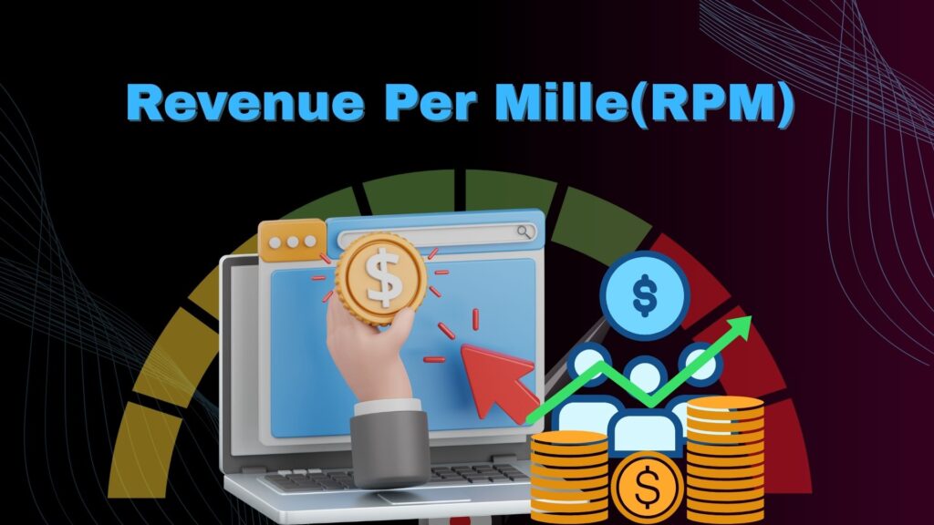 What is RPM in advertising? Explanation chart showing Revenue Per Mille formula and comparison with CPM