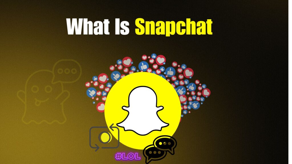 Person using Snapchat on smartphone, interacting with AR filters and Bitmoji in a brightly colored interface.