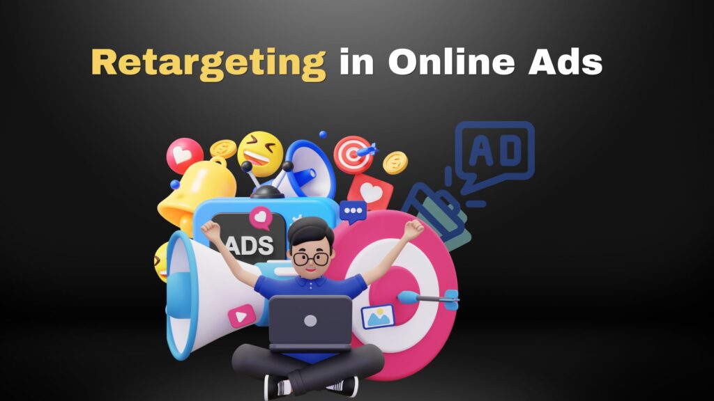 Illustration of a user being retargeted across multiple devices with online ads