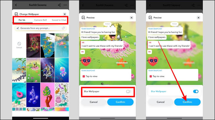 Are custom chat wallpapers only for Snapchat Plus users