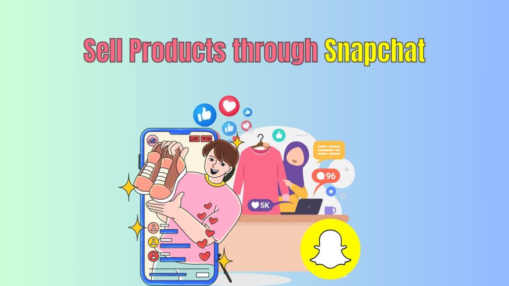 Illustration of Snapchat-based product promotion strategies enhancing customer discovery and engagement.