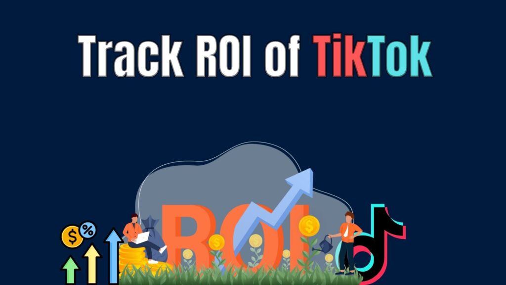 Business owner analyzing TikTok advertising ROI with charts showing ad cost vs return.