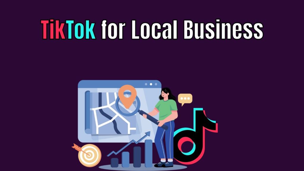 Local business owner creating a TikTok video to attract nearby customers using location-based growth strategies.
