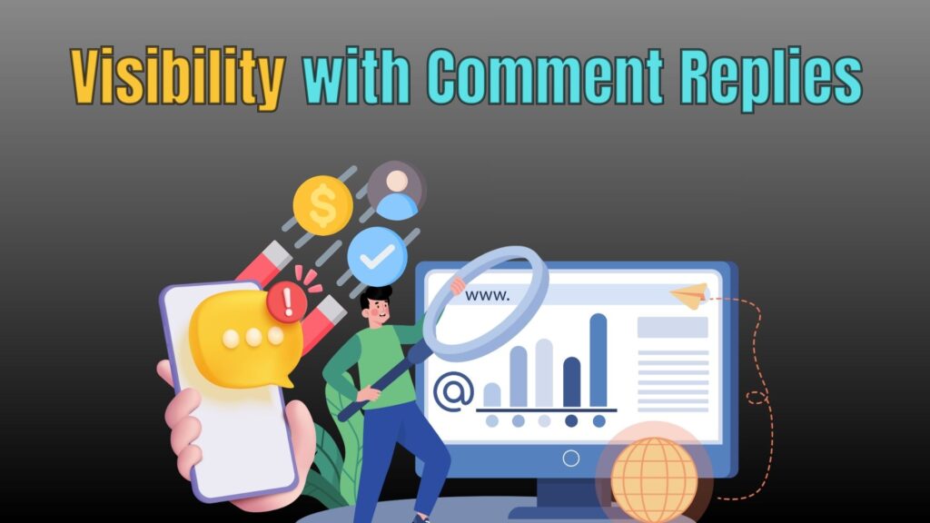 Person engaging in the comment section on a social media post with replies and interactions.