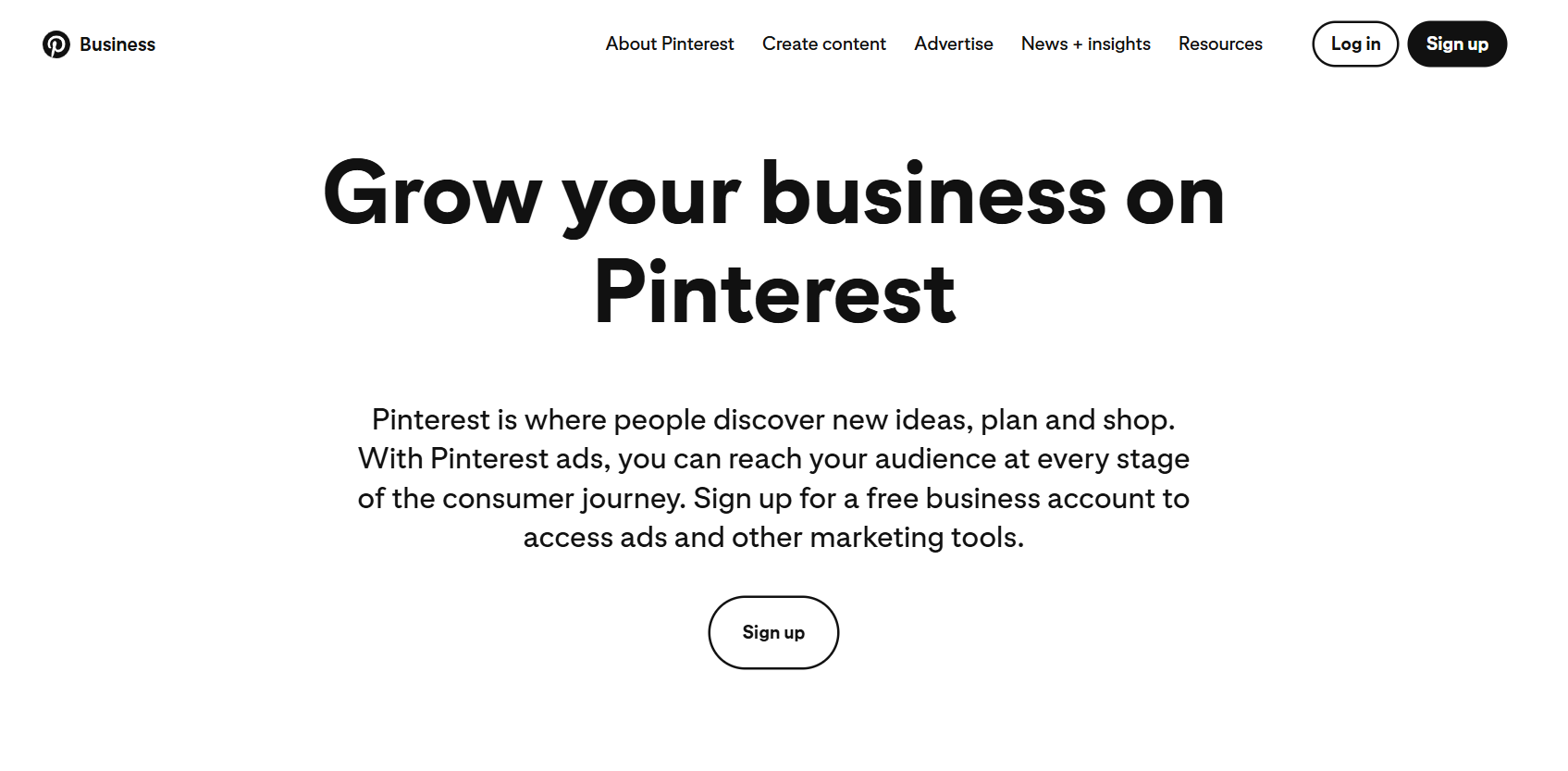 Pinterest bussiness