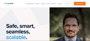 CreatorIQ influencer marketing dashboard displaying Snapchat integration, audience analytics, and campaign performance metrics.
