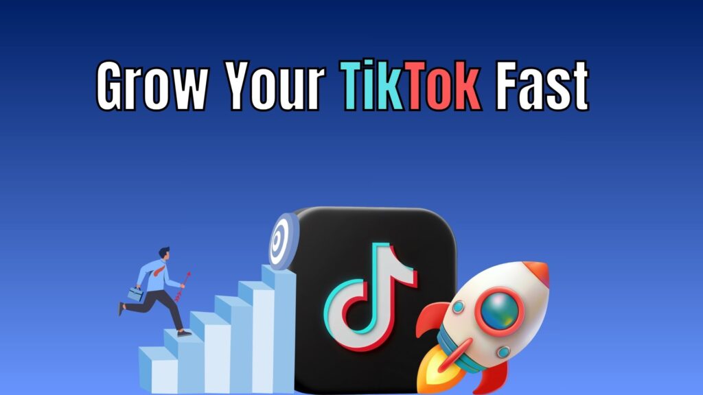 A TikTok creator recording a video on their phone with ring light and tripod setup.