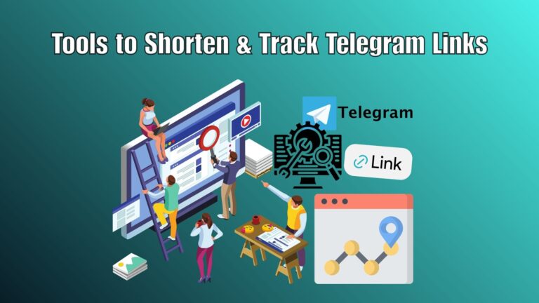 Tools to shorten and track Telegram links with analytics dashboard preview