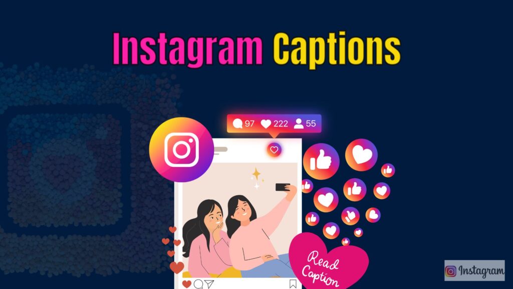 Instagram feed on a smartphone screen with short captions displayed to enhance posts and boost engagement.