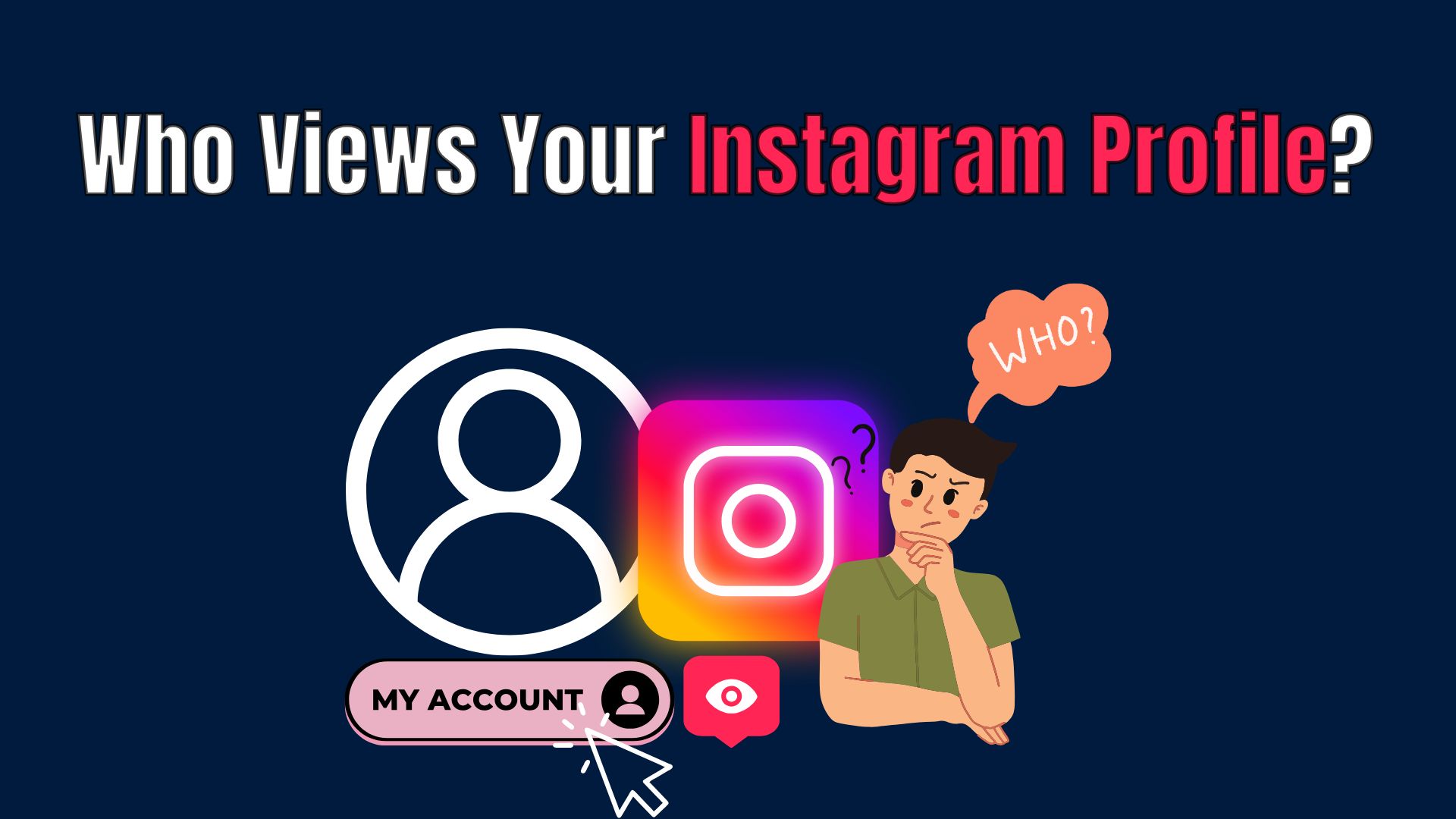 Conceptual illustration of Instagram analytics tools compared with unreliable profile tracking apps, highlighting safety versus risk in tracking profile visitors.