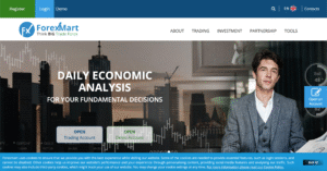 Illustration of ForexMart affiliate program designed for beginner-friendly setup and easy payouts.