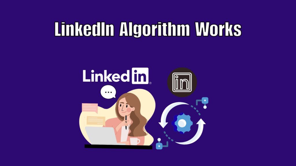 A professional working on a laptop while analyzing LinkedIn feed performance, representing how the LinkedIn algorithm decides content visibility.