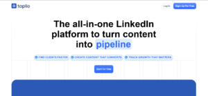 The Taplio content dashboard
