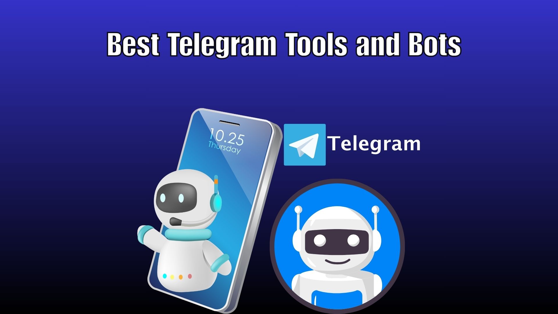 Collage of Telegram app interface with popular bots like Combot, Shield, Skeddy, and Gamee, showcasing productivity, security, and entertainment tools for power users.